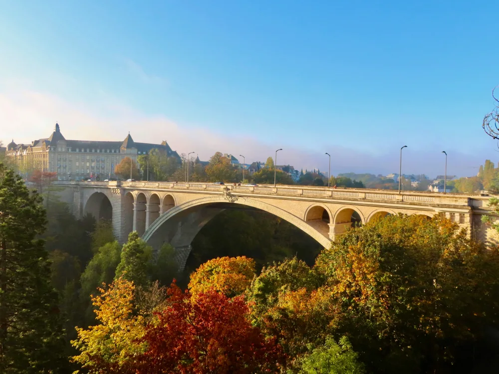 Мост Адольфа в Люксембурге, фото Caspi