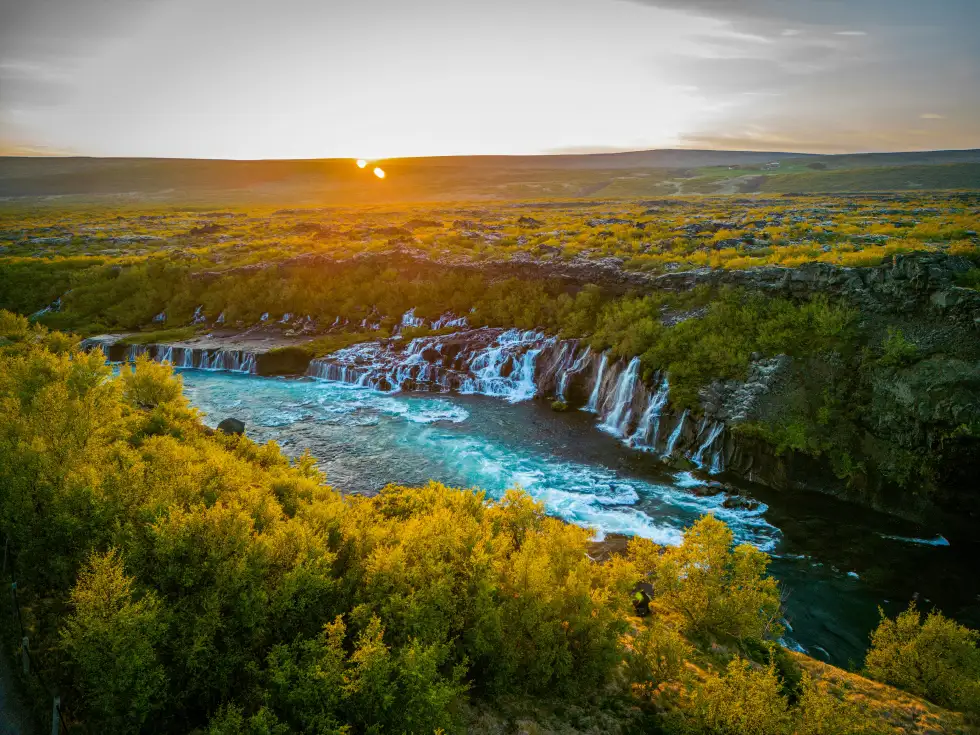 Водопад Хрейнфоссар в Исландии, фото Caspi Tours